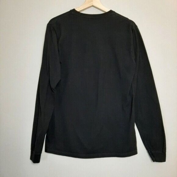 CRYPTON Manga Anime Black Crewneck Long Sleeve Top Sz S - Picture 6 of 7